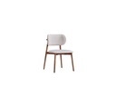 COLMAR VELVET BEIGE BEIGE DINING CHAIR