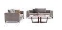 SAMONA FABRIC LIGHT BEIGE 2 SEATER SOFA