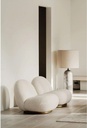 BEO FABRIC WHITE 1 SEATER SOFA