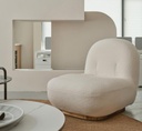BEO FABRIC WHITE 1 SEATER SOFA