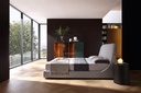GEO VELVET MEDALLION YELLOW KING BED
