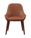 HAKU DARK GRAY WITH BACK PATTERNED DINING CHAIR