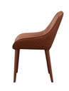HAKU DARK GRAY WITH BACK PATTERNED DINING CHAIR