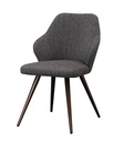 JENSON DENIM WITH BACK PATTERNED DINING CHAIR