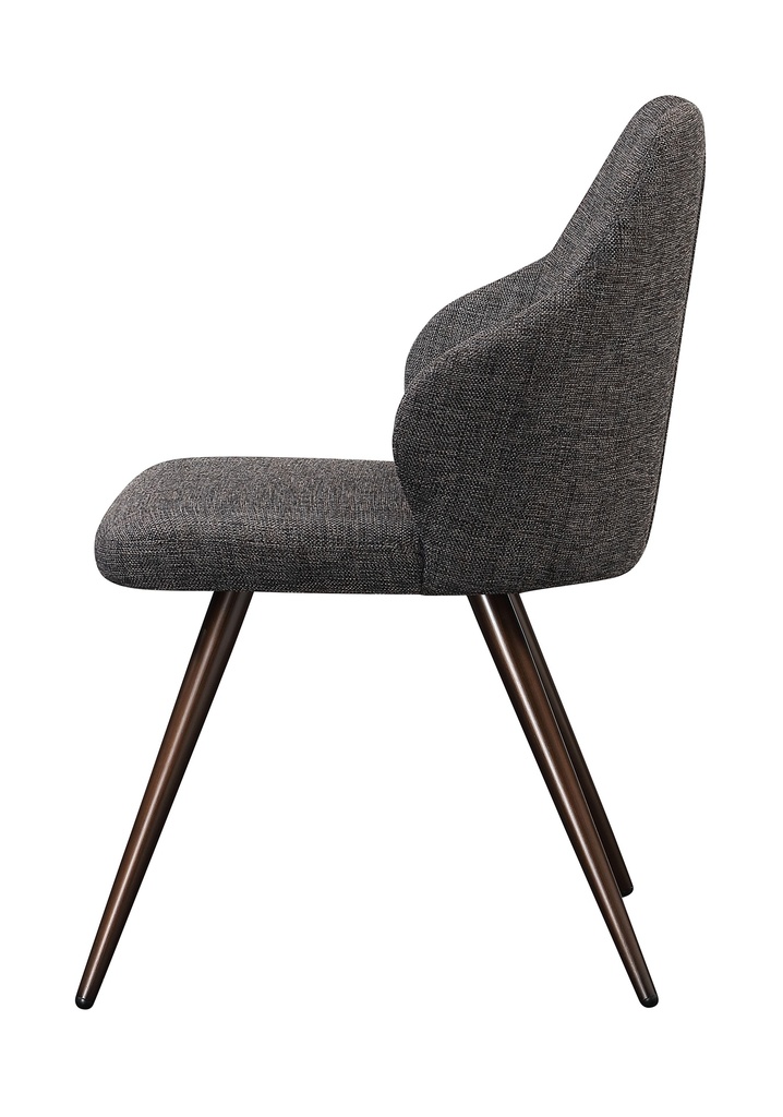 JENSON DENIM WITH BACK PATTERNED DINING CHAIR