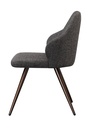 JENSON DENIM WITH BACK PATTERNED DINING CHAIR