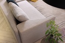 ZOLIN FABRIC LIGHT BROWN RIGHT LSHAPE SOFA