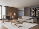 SECRET SILVER GRAY 3-SEATER SOFA