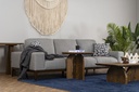 SECRET SILVER GRAY 3-SEATER SOFA