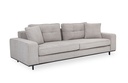 ARMY LIGHT GRAY 3-SEATER SOFA
