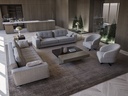 ARMY LIGHT GRAY 3-SEATER SOFA