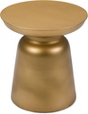 SYDNEE RESIN GOLD SIDE TABLE