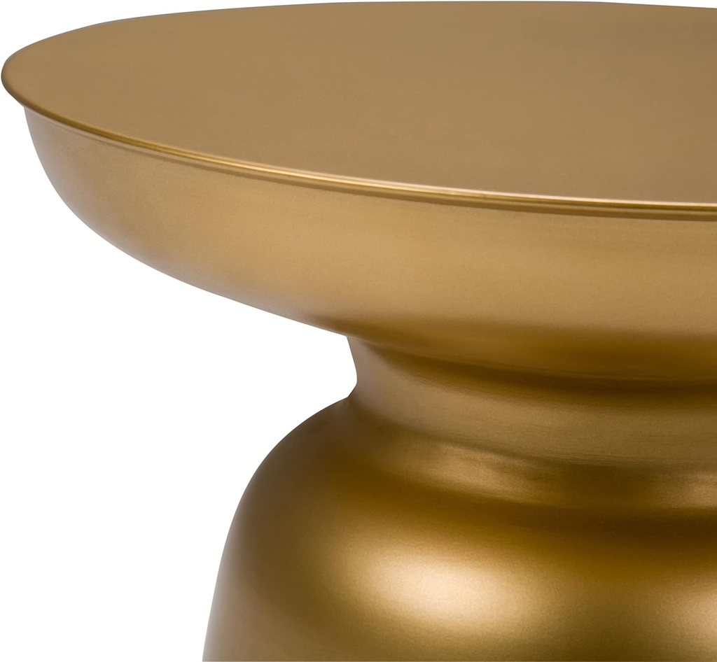 SYDNEE RESIN GOLD SIDE TABLE