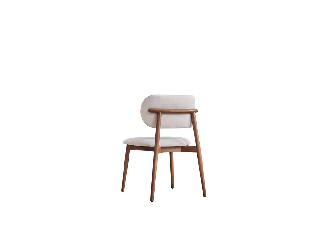 COLMAR FABRIC BEIGE DINING CHAIR