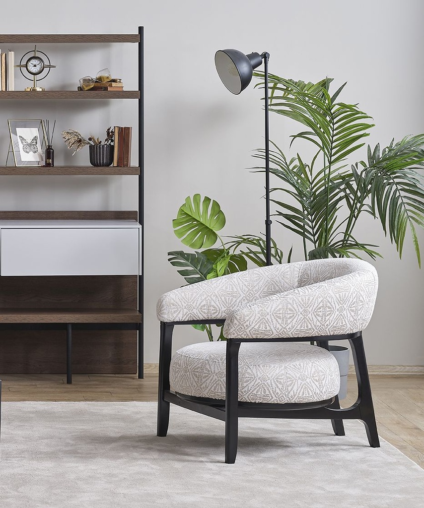 DOMINO PATTERNED 1 SEATER