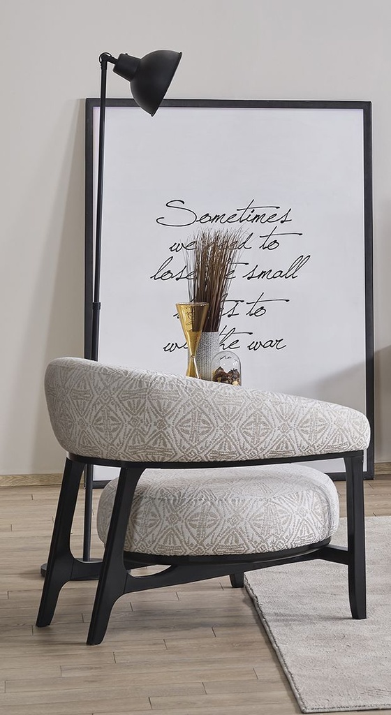 DOMINO PATTERNED 1 SEATER