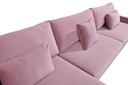LIAN FABRIC GRAY LEFT L SHAPE SOFA