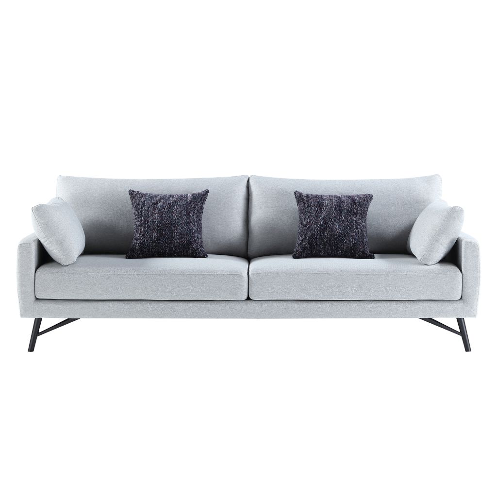 LIAN FABRIC GRAY 2 SEATER SOFA