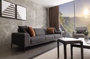 LUCCA GRAY & BLACK NESTING TABLE