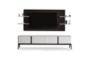 LUCCA GRAY & BLACK TV CONSOLE