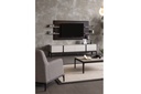 LUCCA GRAY & BLACK TV CONSOLE