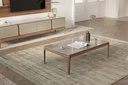 LUCCA LUX BEIGE & WALNUT TV CONSOLE