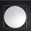 ATINA BRASS ROUND MIRROR