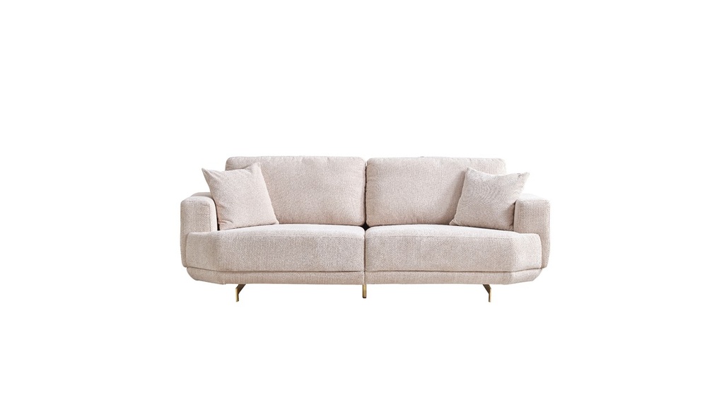COLMAR LIGHT BEIGE 3-SEATER SOFA