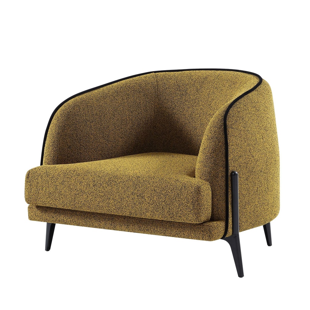 DRAPE SILVER WHITE 1 SEATER