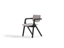 EVA BEIGE & BLACK DINING CHAIR