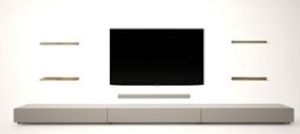 EVA TV CONSOLE WITH HANGING SHELVES