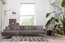 LIAN FABRIC GRAY LEFT L SHAPE SOFA