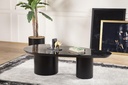 LUEGY BLACK OAK COFFEE TABLE