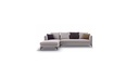 ELARA LIGHT BROWN LEFT L SHAPE SOFA