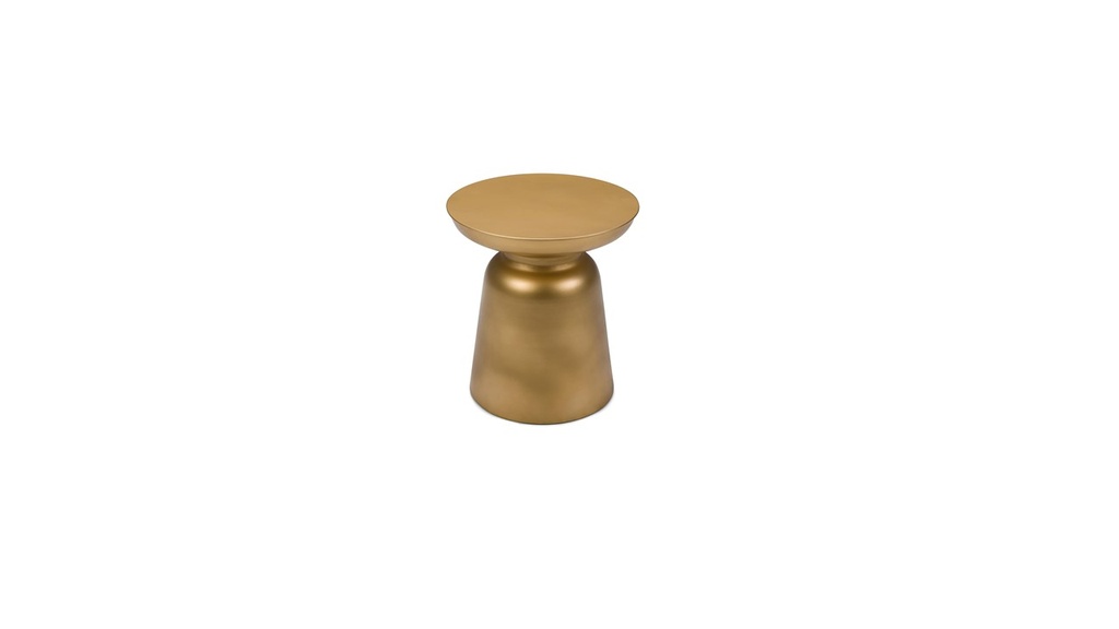 SYDNEE RESIN GOLD SIDE TABLE