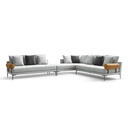 SCOTT PU CORNER SOFA