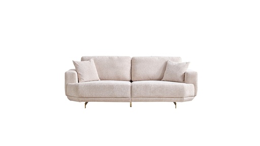 [NEW3SLBG] COLMAR LIGHT BEIGE 3-SEATER SOFA