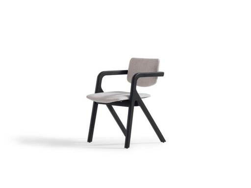 [ORIDCBGE] EVA BEIGE & BLACK DINING CHAIR