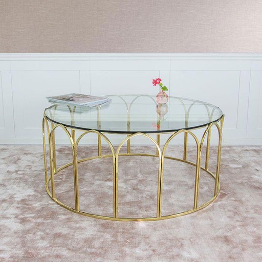 [ZHICTTGS] GEAR GOLD COFFEE TABLE