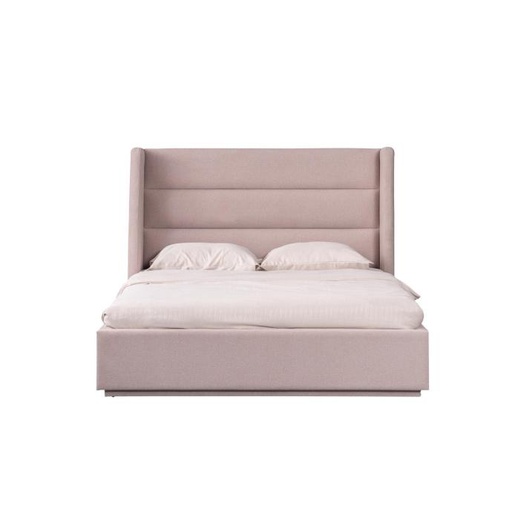 [MUZKBBGE] ZARA VELVET BEIGE KING BED