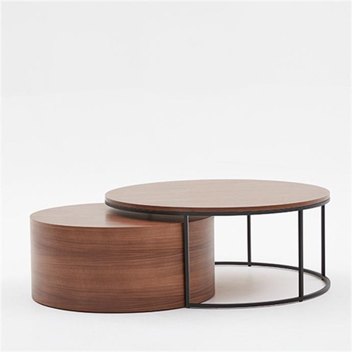 [31DCTWBL] BABUSKA ROUND COFFEE TABLE SET