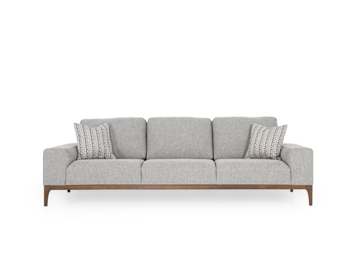 [NDE3SFSG] SECRET SILVER GRAY 3-SEATER SOFA