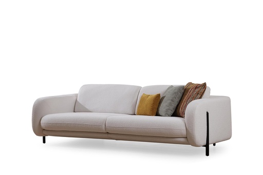 [YOL3SFMB] OPPA CREAM 3-SEATER SOFA