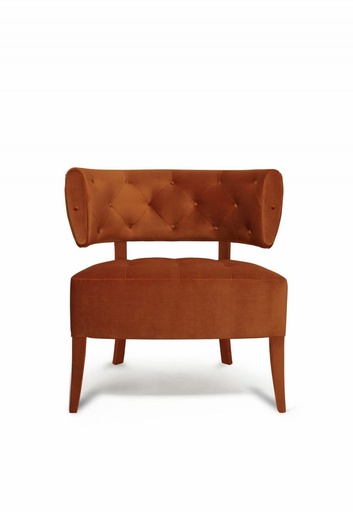 [ZHI1SSPB] ARCY VELVET 1 SEATER